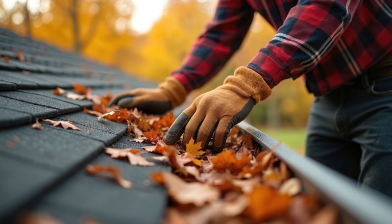 Gutter Service During Fall